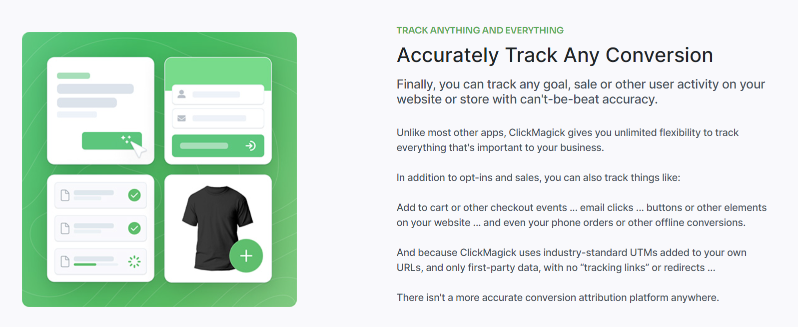 Clickmagick Track Conversion Features Clickmagick Track Conversion Features